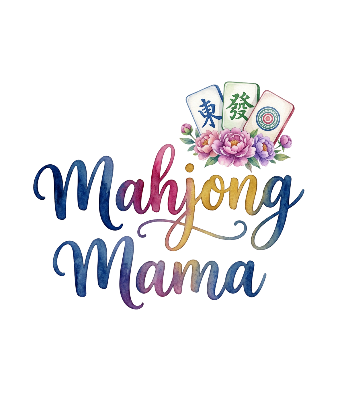 Mahjong Mama Shirt | Cute American Mahjong T-Shirt | Mah Jongg Lover Gift for Women