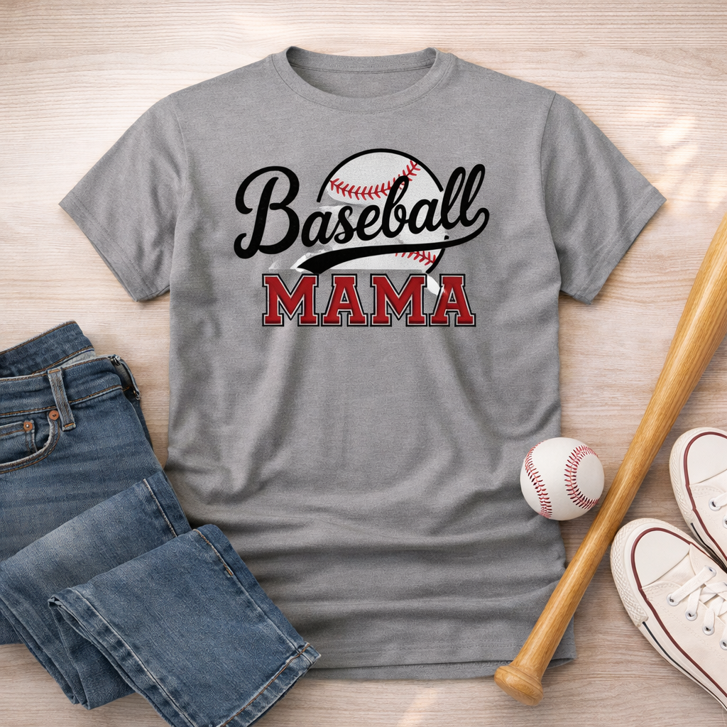 Baseball Mama Shirt Custom Team Colors, Mother’s Day Gift for Mom, Baseball Mom Tee, Game Day Shirt, Sports Mom Outfit