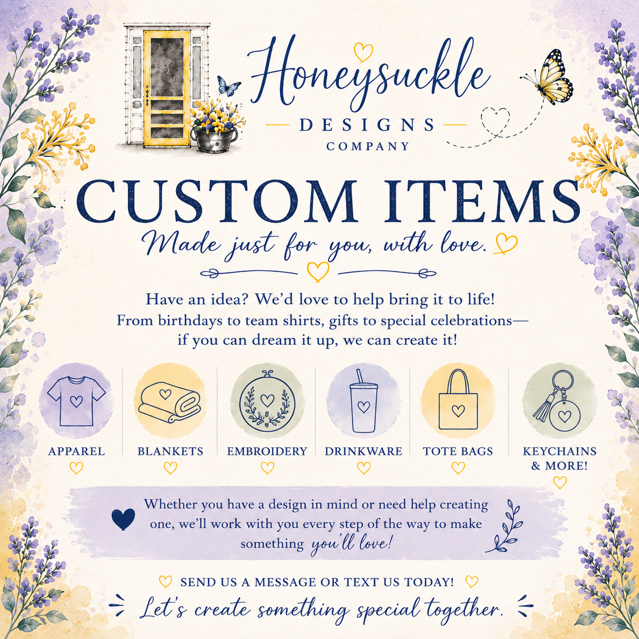 Custom T-Shirt, Embroidery, Blankets, Drinkware, Tote Bags, Keychains, Stickers | Personalized Shirts for Events, Businesses, Schools, Churches and More