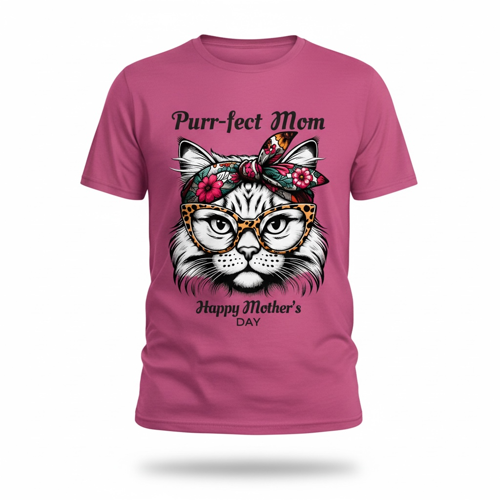 Cat Mom Shirt, Purrfect Mom Tee, Funny Cat Lover Gift, Mothers Day Shirt, Cute Cat Mom Gift, Womens Graphic Tee, Pet Mom Shirt