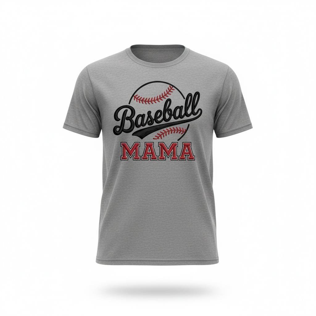 Baseball Mama Shirt Custom Team Colors, Mother’s Day Gift for Mom, Baseball Mom Tee, Game Day Shirt, Sports Mom Outfit