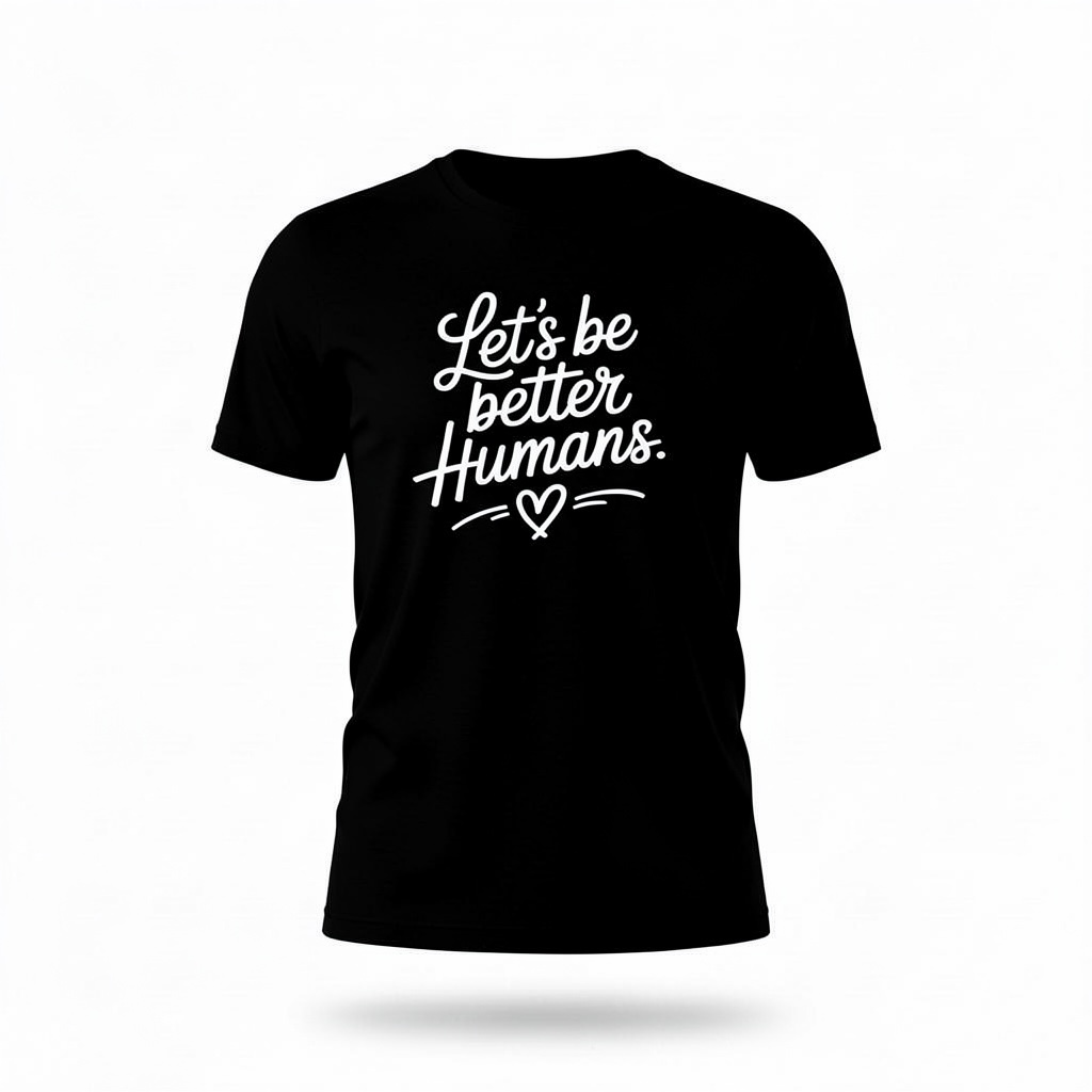 Lets Be Better Humans Shirt, Kindness Shirt, Positive Message Tee, Inspirational Shirt, Human Rights Shirt, Gift for Her, Unisex Graphic Tee