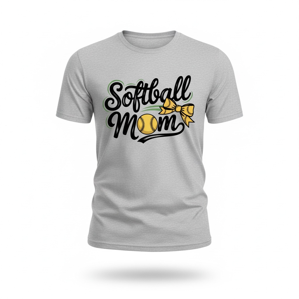 Softball Mom Shirt, Team Mom Shirt, Softball Mom Gift, Game Day Shirt, Sports Mom Tee, Custom Team Colors Shirt, Womens Graphic Tee