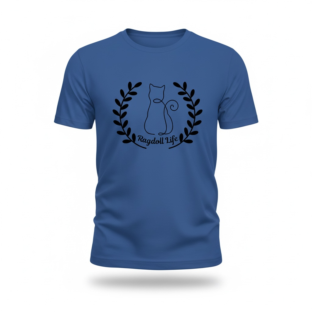 Ragdoll Cat Shirt, Ragdoll Life Tee, Minimalist Cat Lover Shirt, Boutique Cat Shirt, Ragdoll Owner Gift, Cat Mom Shirt, Aesthetic Cat Tee