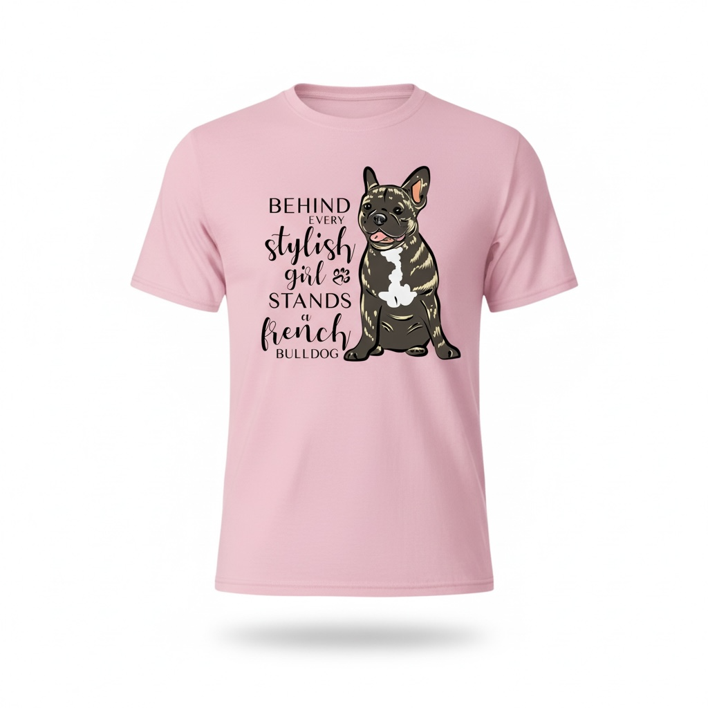 French Bulldog Shirt, Funny Dog Mom Tee, Stylish Girl Frenchie Shirt, Dog Lover Gift, Cute Frenchie Shirt, Womens Graphic T Shirt