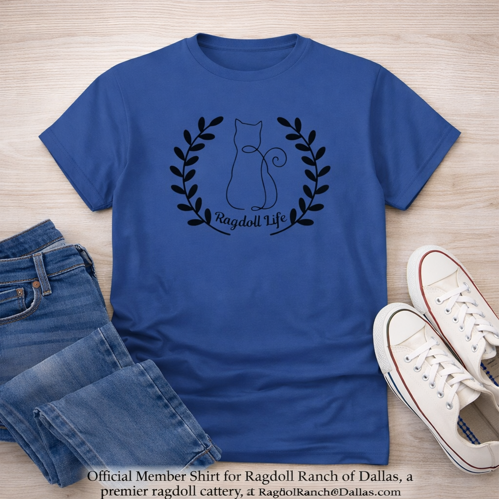 Ragdoll Cat Shirt, Ragdoll Life Tee, Minimalist Cat Lover Shirt, Boutique Cat Shirt, Ragdoll Owner Gift, Cat Mom Shirt, Aesthetic Cat Tee
