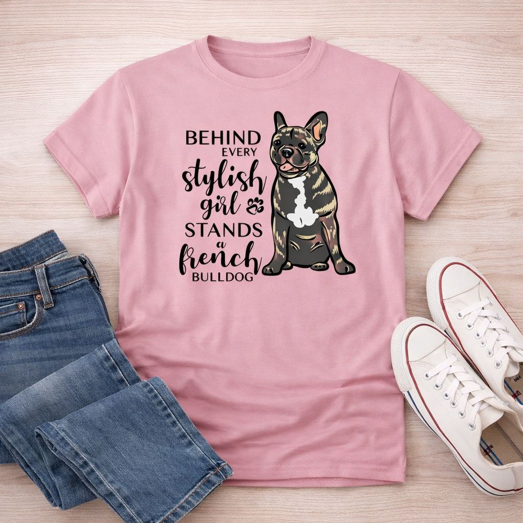 French Bulldog Shirt, Funny Dog Mom Tee, Stylish Girl Frenchie Shirt, Dog Lover Gift, Cute Frenchie Shirt, Womens Graphic T Shirt